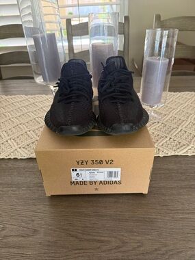adidas Yeezy Boost 350 V2 Black Knit Sneakers